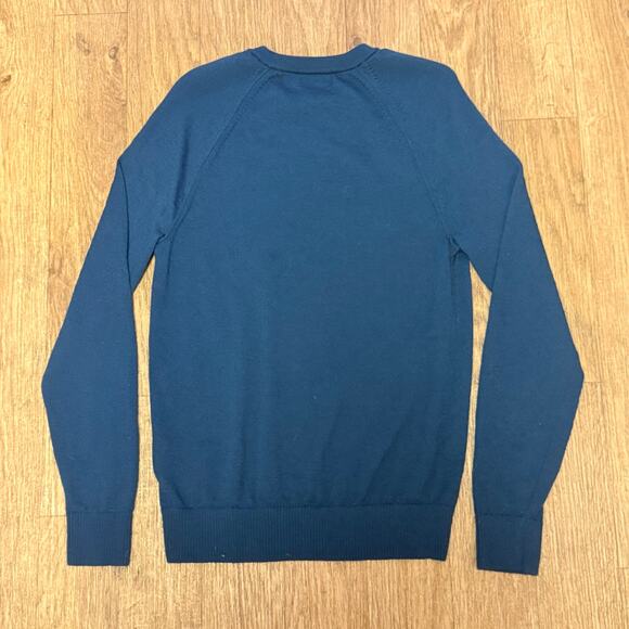 Banana Republic Men’s Blue Merino Wool Crewneck Sweater Size Small - Picture 5 of 10